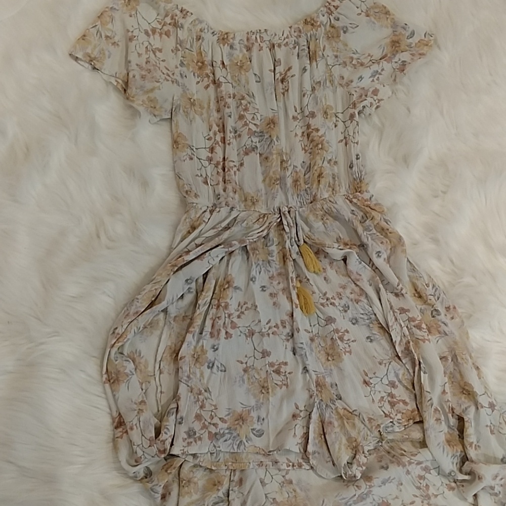 Xhilaration romper with long skirt size M